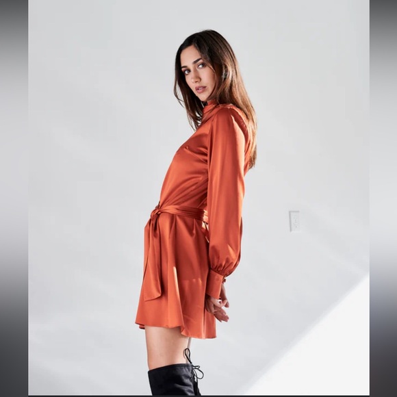 Satin Dress - Picture 2 of 9